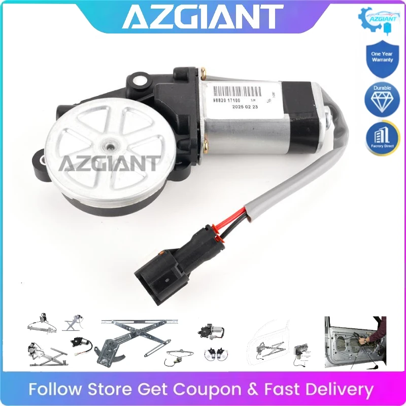 

AZGIANT Power Window Glass Lifting Motor for 2003-2008 Kia Sorento BL Sedona Brand New Auto Window Repair Parts 83450-3E000