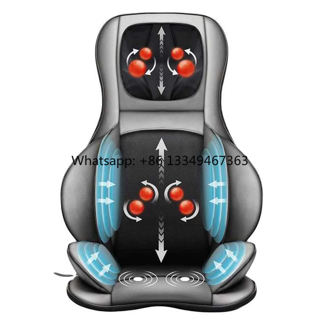 

Adjustable 3D Shiatsu Neck Back Waist Thighs Full Body Massage Cushion with Heating Pad Seat Air Seat Cushion