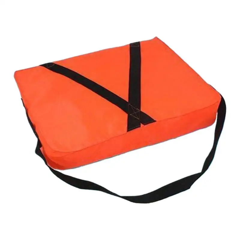 

Boat Throwable Flotation Device Utility Flotation Cushion Safety Rescue Tool With Strap Life Preserver Device For Kayaks Canoes