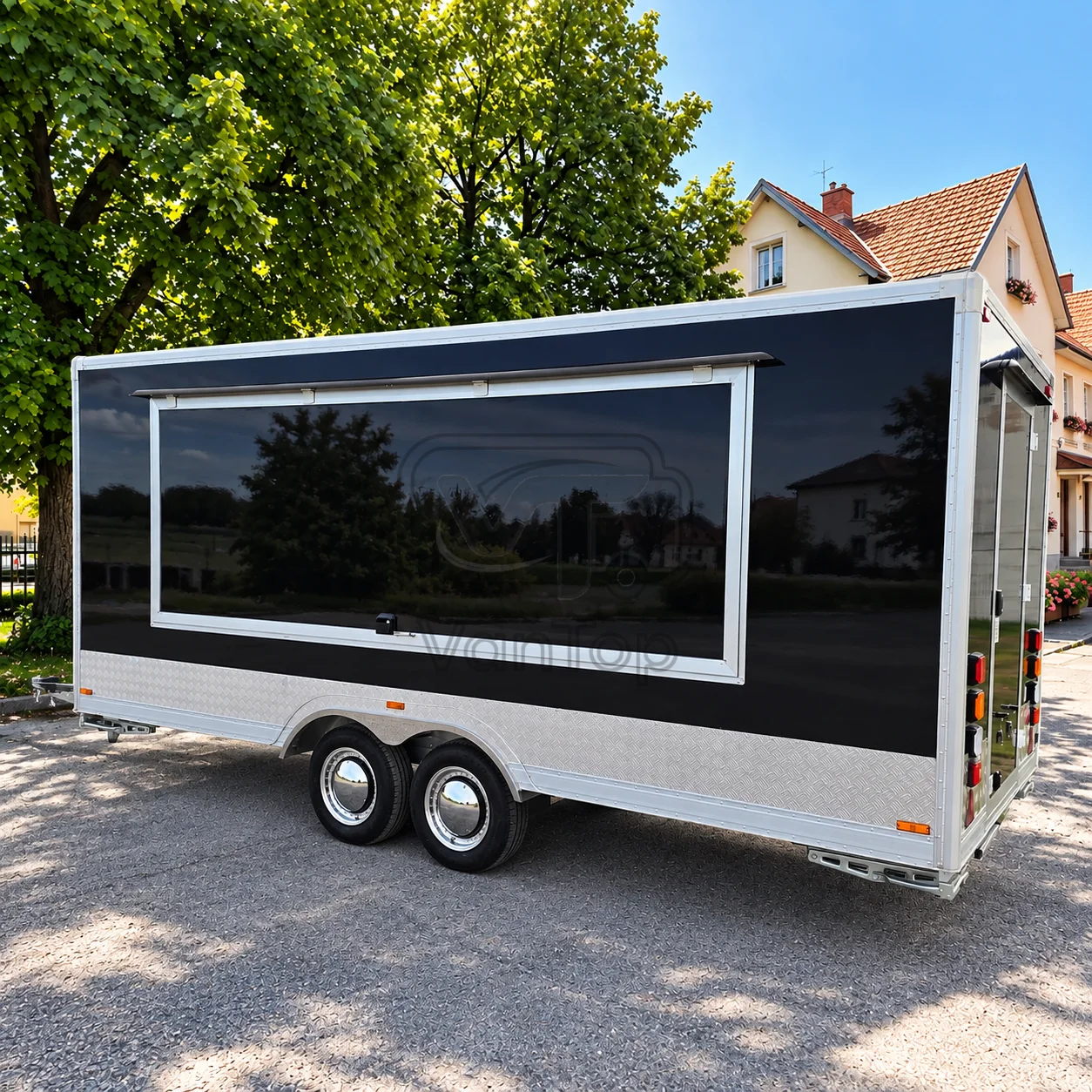Commercial Food Trailer Mobile Salad Bar Trailer Healthy Meal Prep Kitchen Food Trailer for Sale