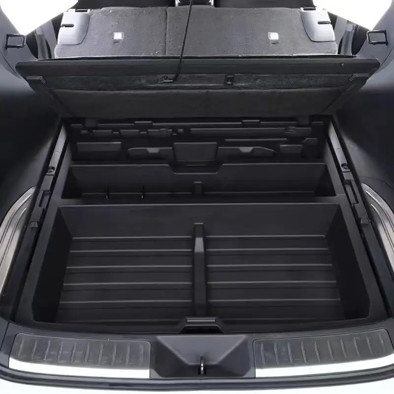 

PP Black Rear Trunk Storage Box For Toyota VENZA Harrier 2022 2023 spare tire storage central armrest receive a case