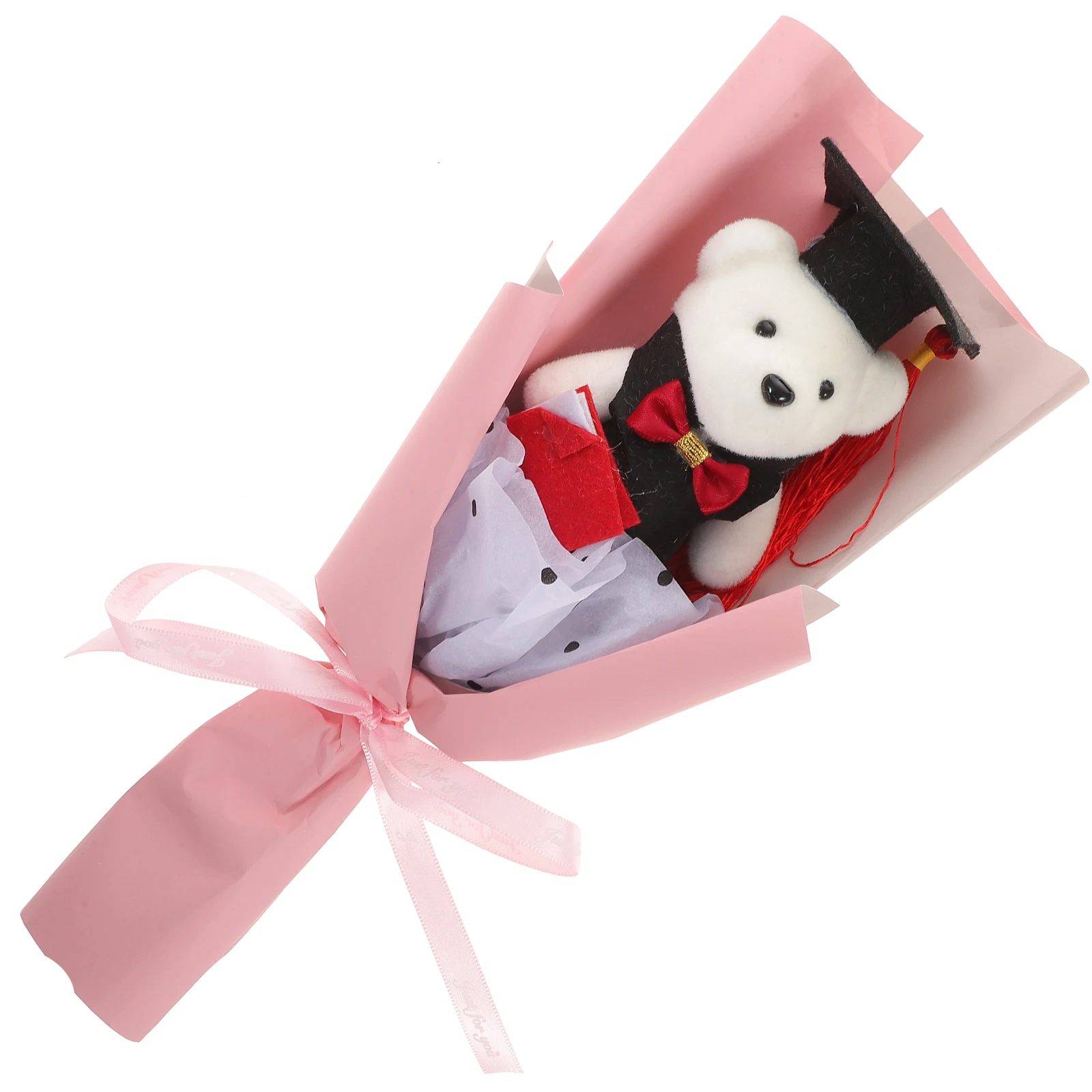 

Graduation Bear Bouquet Stuffed Toy Decor Scented Flower Soap Arrangement Photography Props Gifts Party Favor