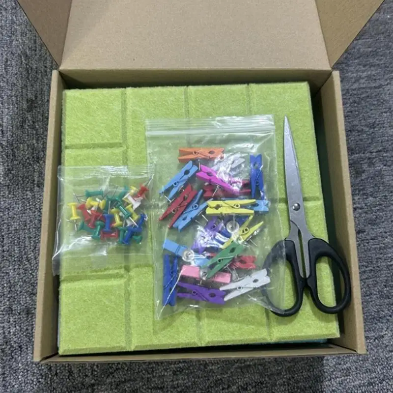 Tableros de anuncios, tableros de anuncios de fieltro, azulejos de pared, decoración segura extraíble para el hogar para recordatorios, planes de viaje, calendario, correo