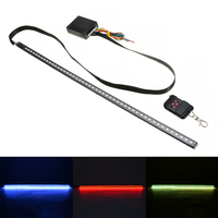 High Quality 22inch 48LED RGB Car Scanner Knight Rider Strobe Flash Light Strip+Remote For Car LED Lights Tools Car Accessories