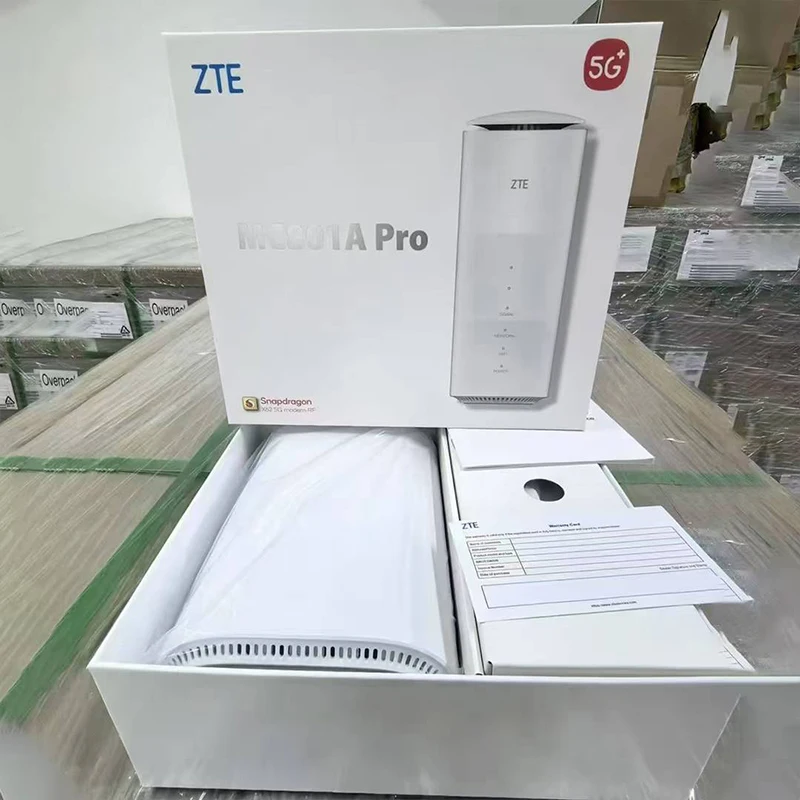 ZTE MC801A Pro WiFi 6 AX3600 SDX62 5G راوتر لاسلكي 4G LTE Cat16 ثنائي النطاق نقطة اتصال متنقلة RJ11 5G بطاقة Sim جيجابت جهاز توجيه منزلي