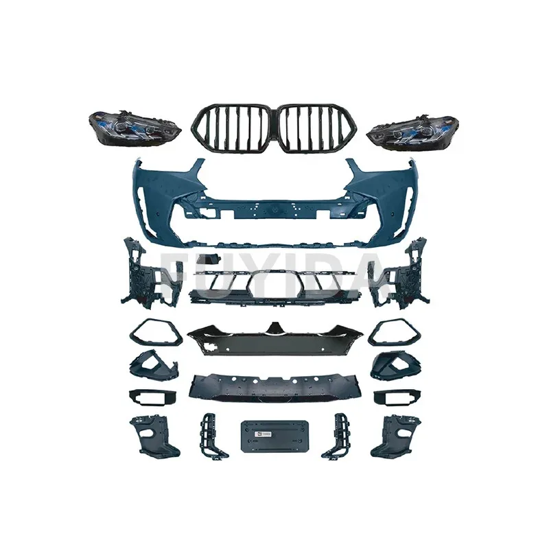 

For s X6 G06(20-22style) Upgrade to X6M Bodykit Front Bumper Body Kit Front Lip Side Skirt Rear Diffuser Wide-bodyFender Tail