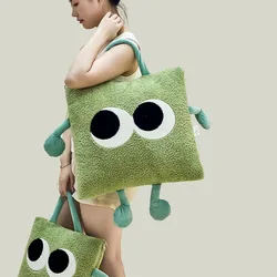 Manta de viaje 2 en 1 para acampar, manta para dormitorio, sofá, almohada para coche, edredón, cojín para siesta en la oficina, manta para siesta en dormitorio