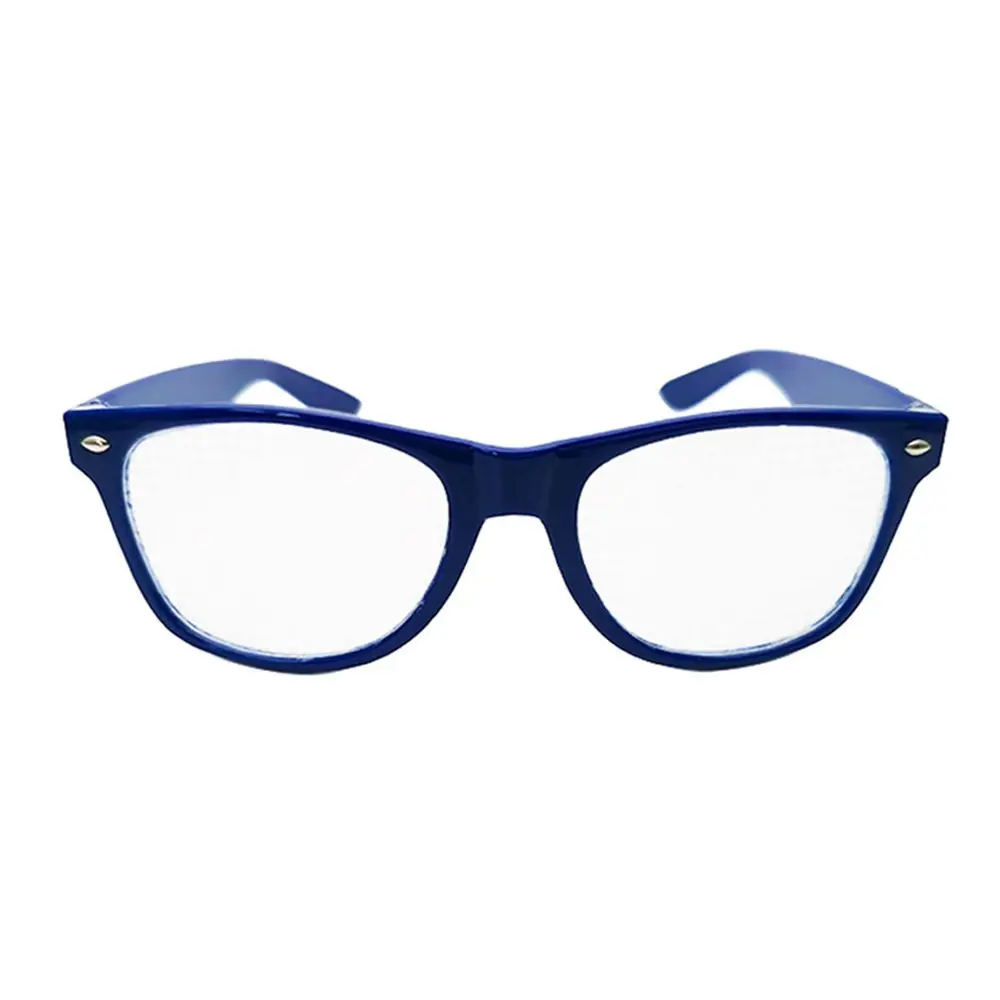 Simple Prom Men Fashion Plastic Square Frame Women Sunglasses Heart Effect Glasses Night PC Glasses Eyewear Accessories