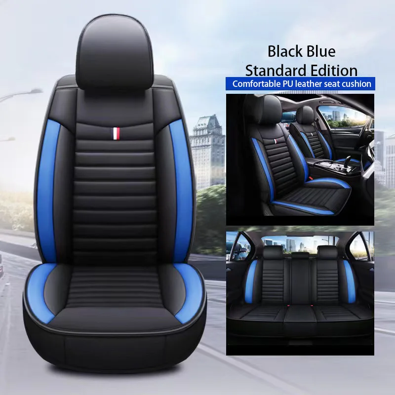 

WZBWZX Leather Car Seat Cover For Volkswagen All Models Polo Golf 7 Tiguan Touran Jetta CC Beetle Vw Car-Styling 5 Seats