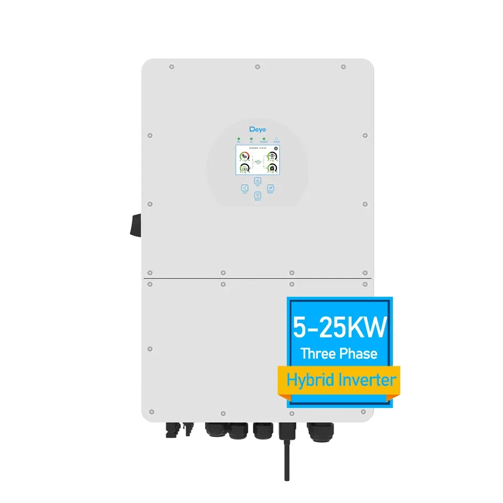 

Deye High Voltage Hybrid Solar Inverter SG01HP3-EU-AM2 5K 6K 8K 10K 12K 15K 20K 25K For Energy Storage System