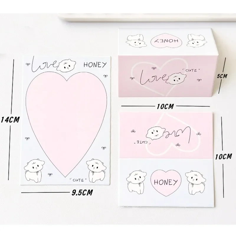 10Pcs Korean Ins Cute Cat Lamb Dog Card Head Card Back Kpop 3-inch Photocard Packing DIY Decor Material Card Package Cardboard