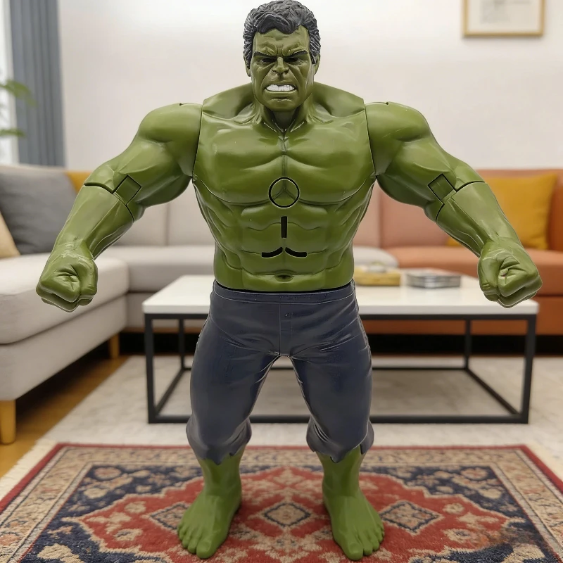 

30cm Avengers Hulk Action Figure Articulated Joints Sound Effects Collectible Model Toy Desktop Decor Fans Birthday Gifts