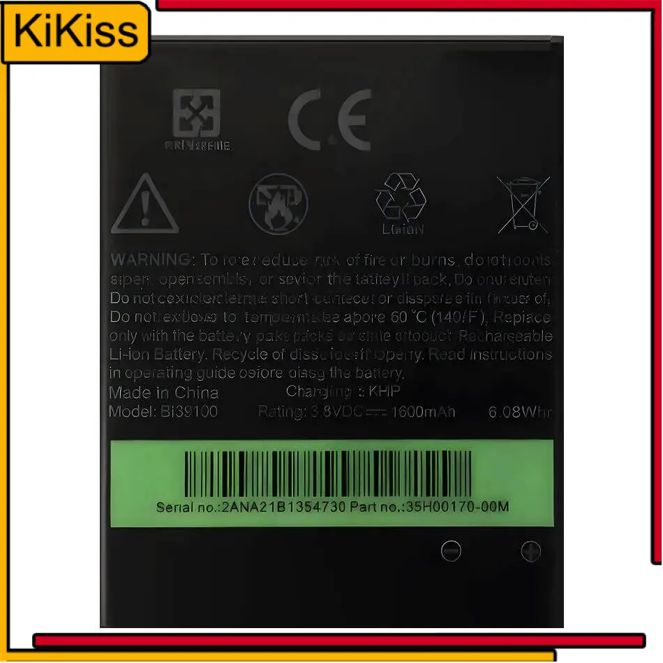 

Mobile Phone Battery 1600Mah BI39100 Durable For Htc Sensation XL X315E Titan X310E G21 G20 Rhyme S510b Bliss Stable