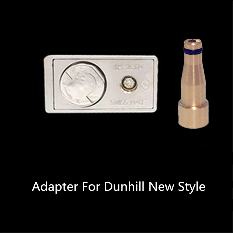 Adaptador de cobre para recarga de gás reutilizável, peça de reparo de isqueiro para Dunhill Dupont e outros isqueiros famosos, acessório de