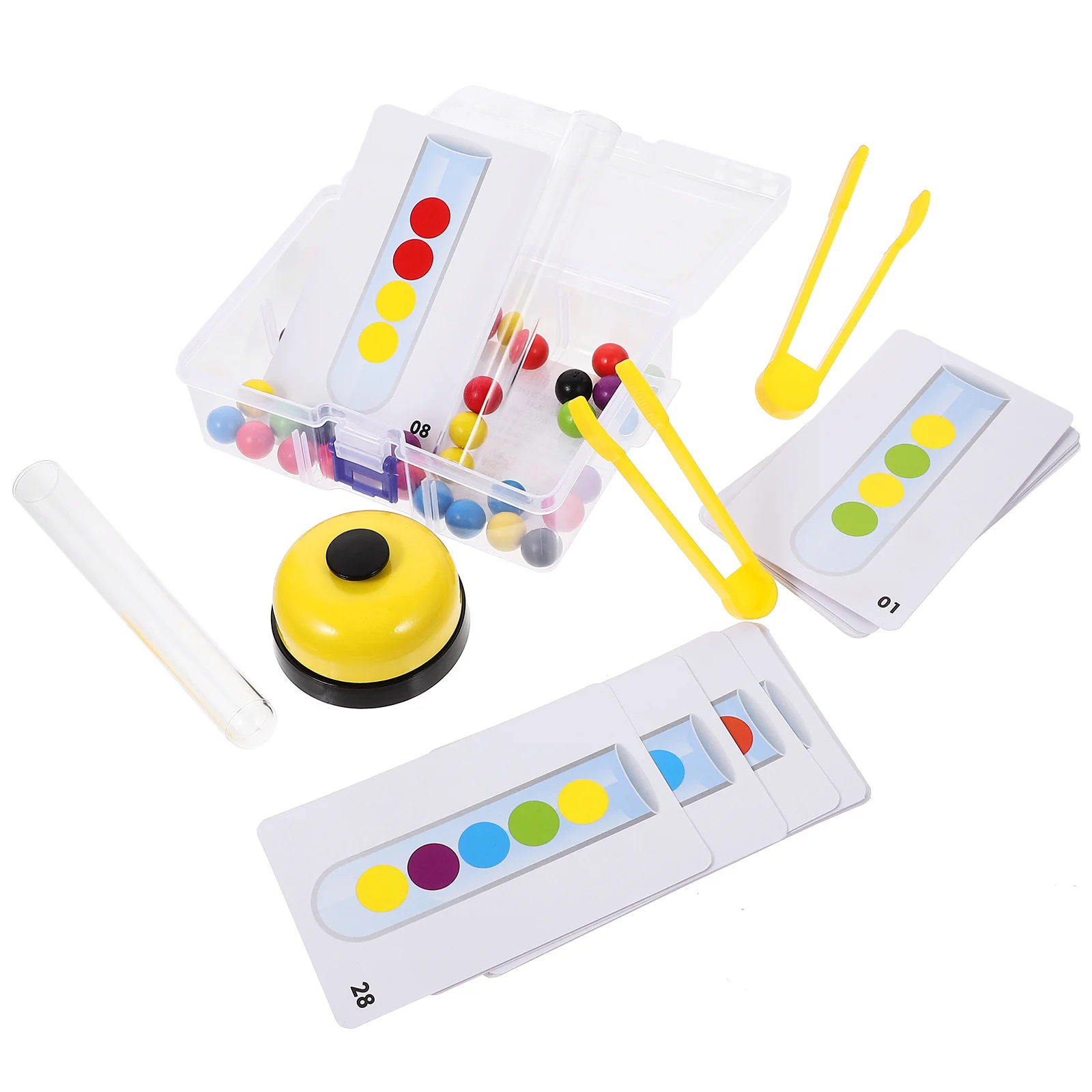 1 مجموعة كليب الخرز التعليمية اللون التعلم المهارات الحركية الدقيقة طفل الأطفال لعبة مونتيسوري الألوان الزاهية دائم العملي