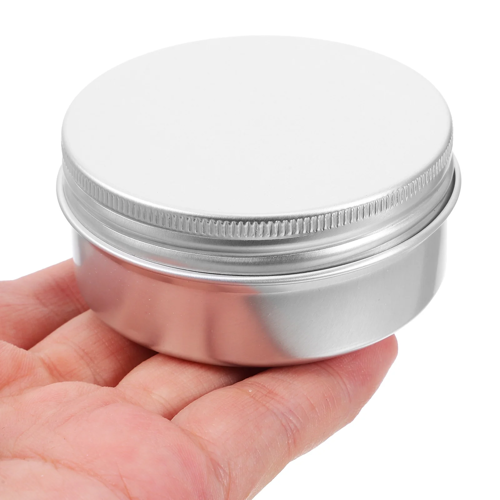 4 قطعة حاوية الصابون الألومنيوم المستديرة للكريم لتقوم بها بنفسك تخزين صندوق معدني صغير من القصدير مجوهرات الحلوى الشمع الحرفية الهدايا المنزل الاستخدام اليومي