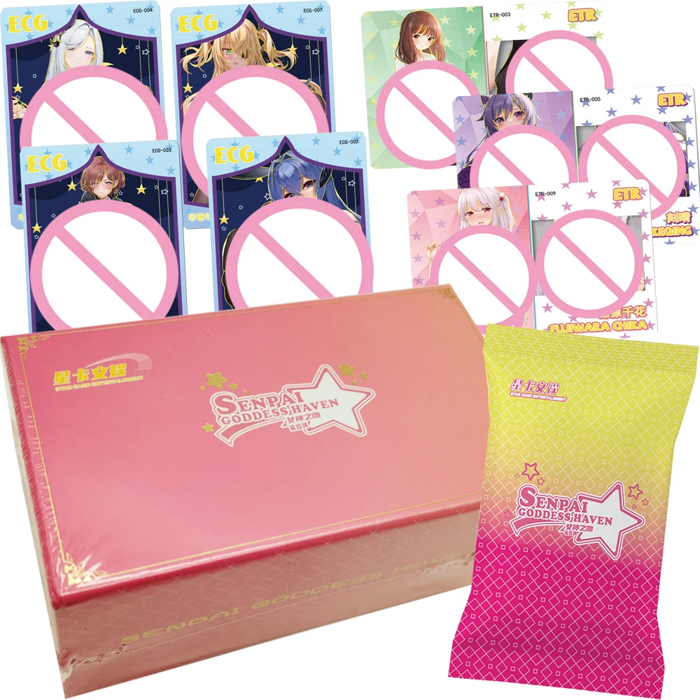 

Goddess Haven Collection Cards Charm Temptation Girls Anime Special Theme Film Inlay Thick Cards Doujin Toys and Hobbies Gifts