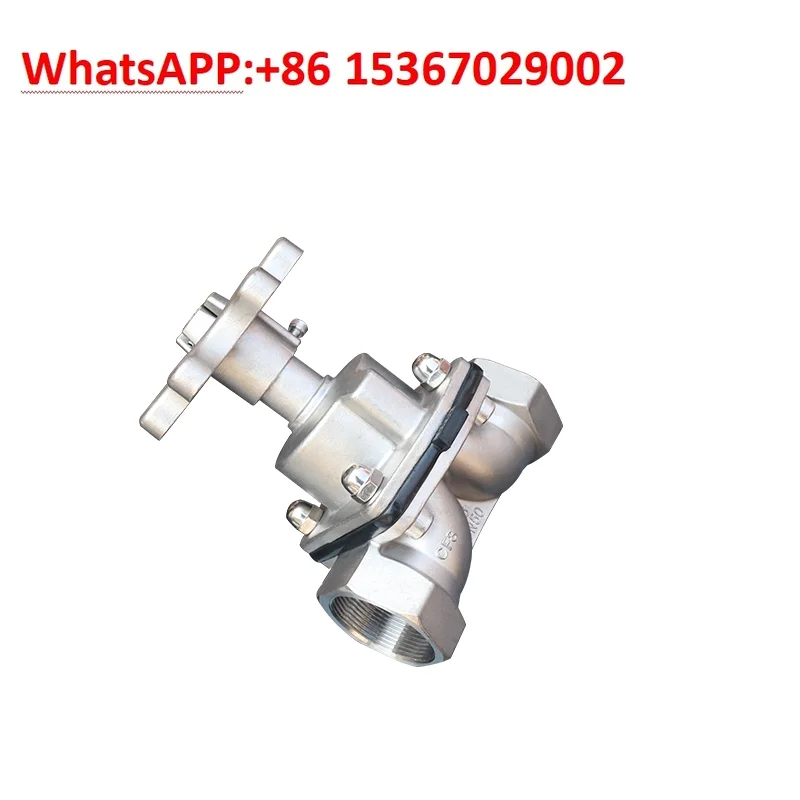 316 internal thread diaphragm valve food hygiene grade manual G11W-10P/16P304 stainless steel wire buckle diaphragm valve