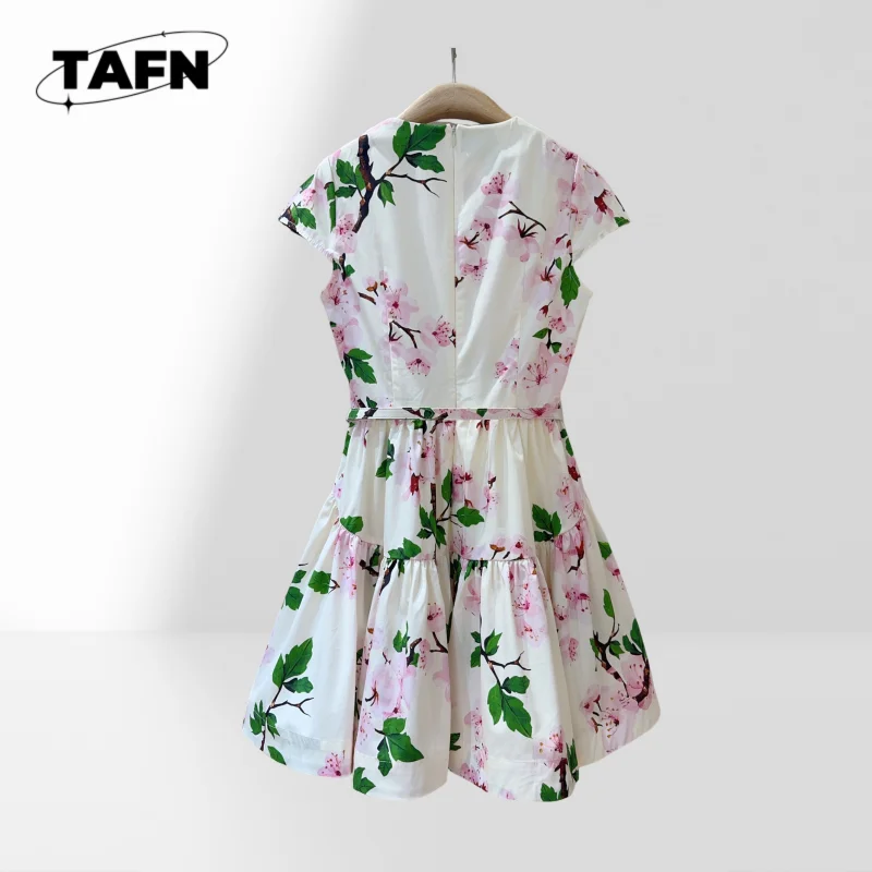 Vestido elegante High Street hermosa moda calidad superior vestido de cachemira de inspiración vintage cómodo Primavera Verano AF2701