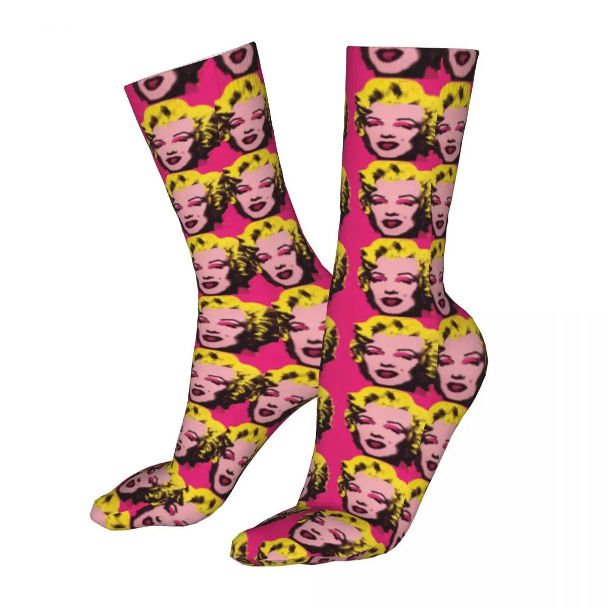 Marilyn Monroe – chaussettes Sexy en étoile pour hommes et femmes, chaussettes à la mode, Harajuku, cadeaux, printemps, été, automne et hiver