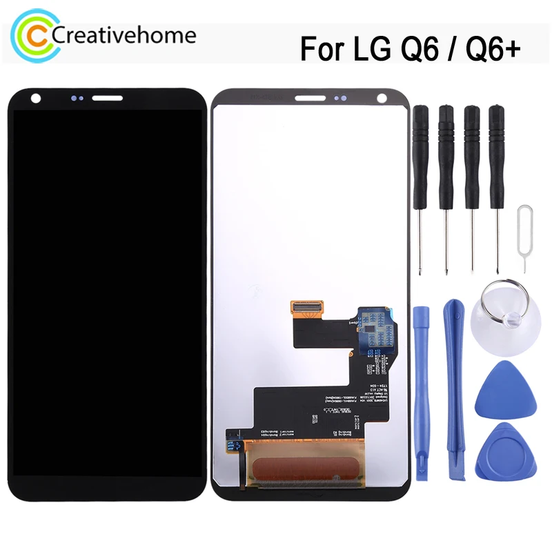 

ЖК-дисплей 5,5 дюйма для LG Q6 / Q6 + LG-M700 M700A US700 M700H M703 M700Y с дигитайзером, полный комплект, запасные части для ремонта