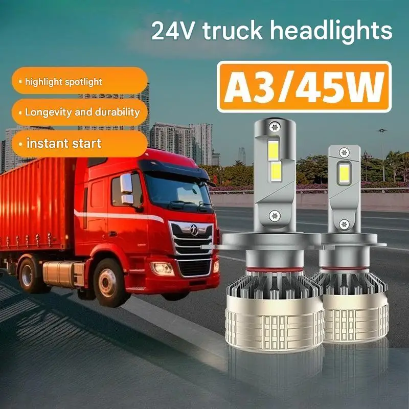 

H7 H4 LED Car Headlight Bulbs Universal for Car Truck Plug & Play 1:1 Halogen Replacement Super Bright Auto Front Lamp 12V 24V
