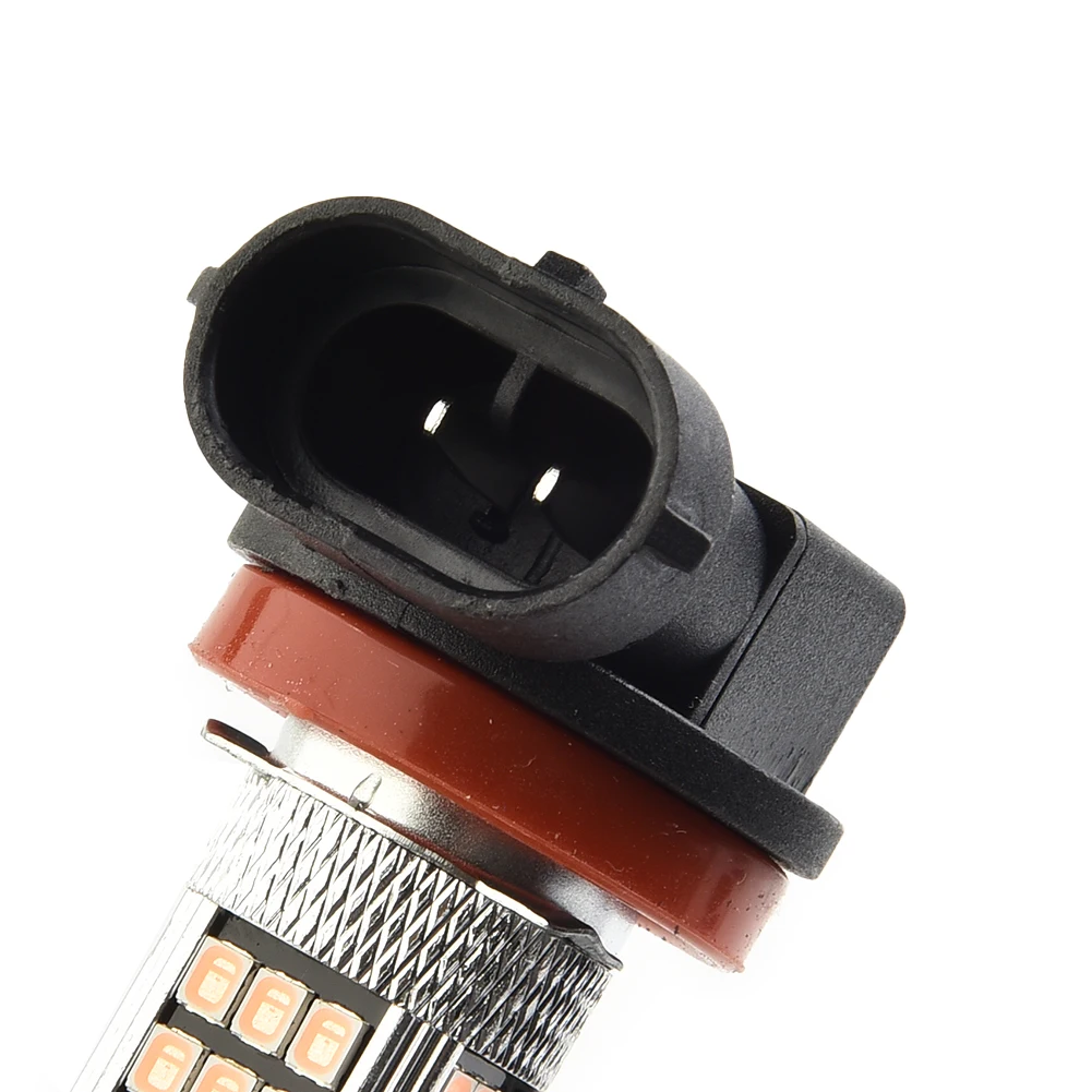 مصابيح قيادة ضباب ليد شاملة ، مصابيح DRL ، ملحقات السيارة ، إضاءة جري ، وردي ، أرجواني ، H11 ، H8 ، 12 فولت ، 2 فولت #6