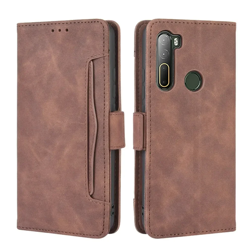 

Removable Leather Card Slot Flip Case for HTC U20 U23 Pro 5G Luxury Case HTC For Desire 22 Pro 21 20 Plus Back Cover Soft Coque