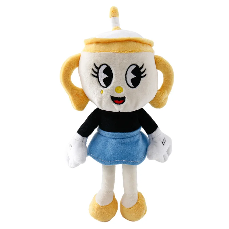 23-30cm Adventure Game Cuphead Plush Toy Mugman The Devil Legendary Chalice Plush Dolls Toys for Children Gifts