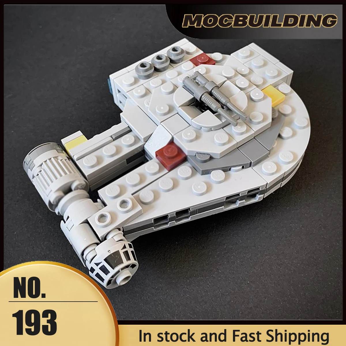 MOC Space Movie Series Micro Outrider Model Building Blocks Creative Ship Toys DIY Assembly Bricks Collection Display Gifts