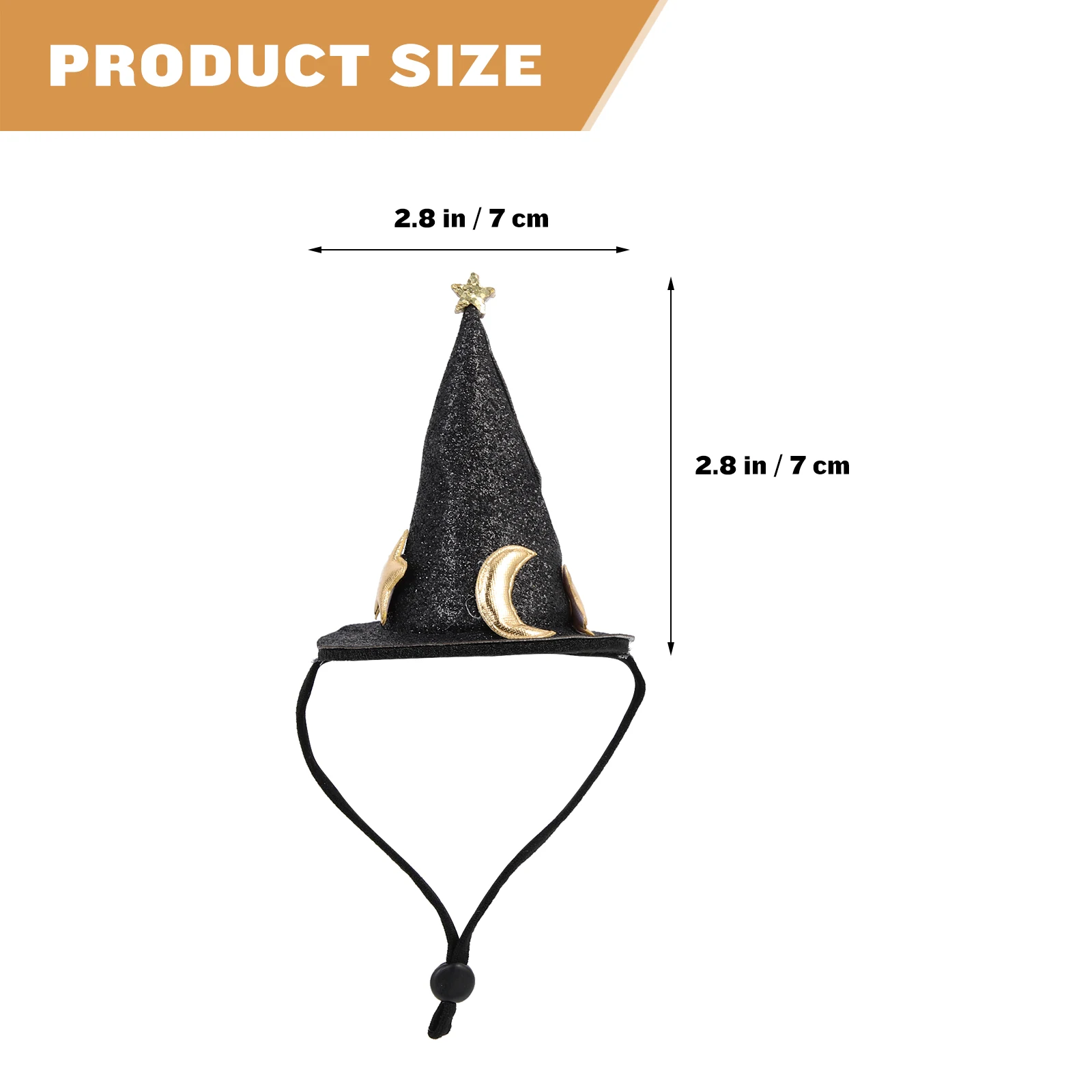 

Cute Small Pet Halloween Hat Adjustable Mini Hamster Hat Comfortable Cartoon Headgear Holiday Party Photo Prop Decorative