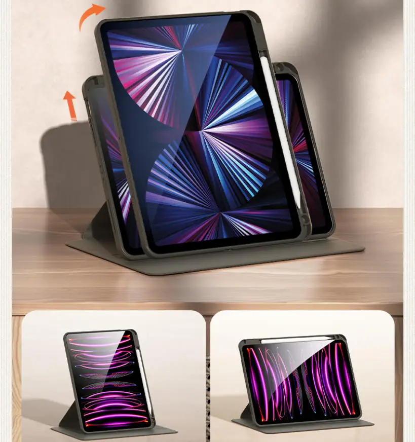 MINISO Hello Kitty لجهاز iPad حافظة Funda IPad Air 3 4 5 M2 M3 Pro 4 5 6 M4 Mini 6 7 غطاء لوحي Ipad 7/8/9/10 A16 حافظة واقية