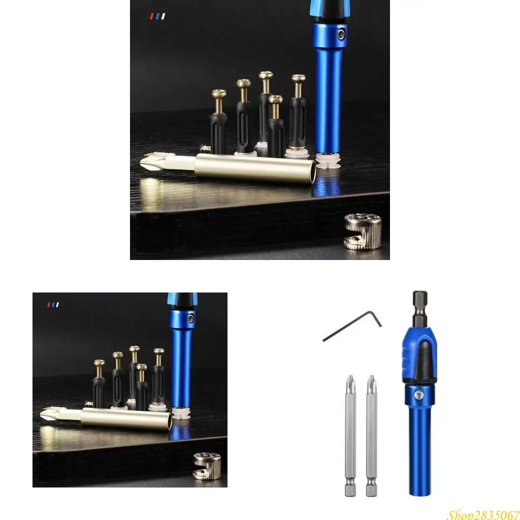 

Safety Screwing Sockets 3-In-1 Connecting Rod Quick Installation Sleeve 831F