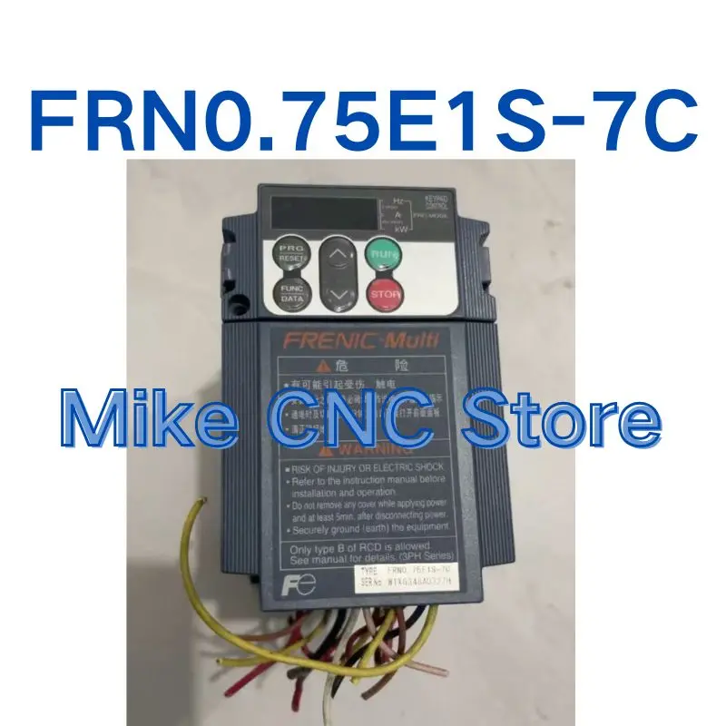 Second hand FRN0.75E1S-7C inverter tested OK and shipped  quickly