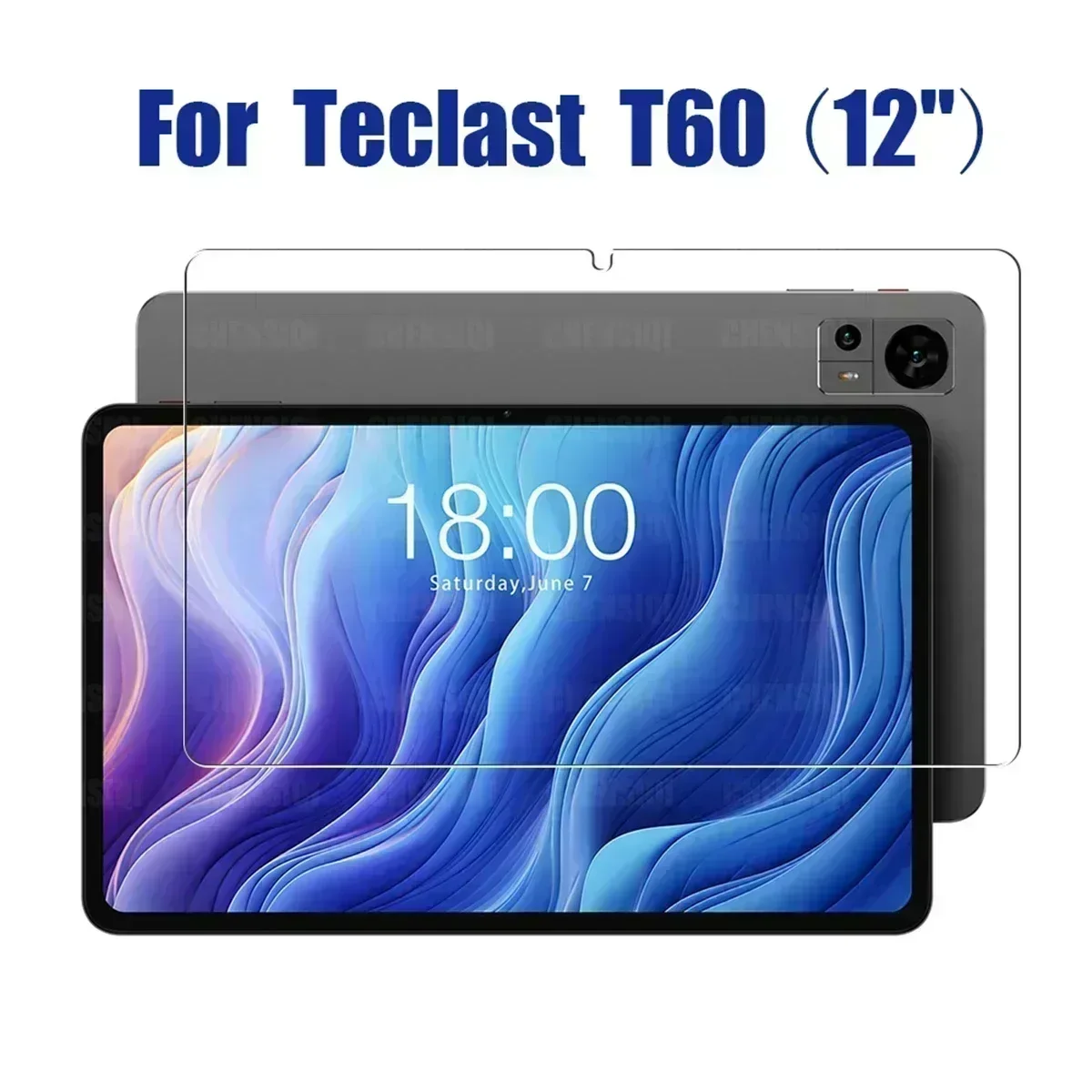 Película de vidro temperado para teclast t60 12 Polegada tablet 9h dureza hd protetor de tela anti-risco para teclast t60 12"