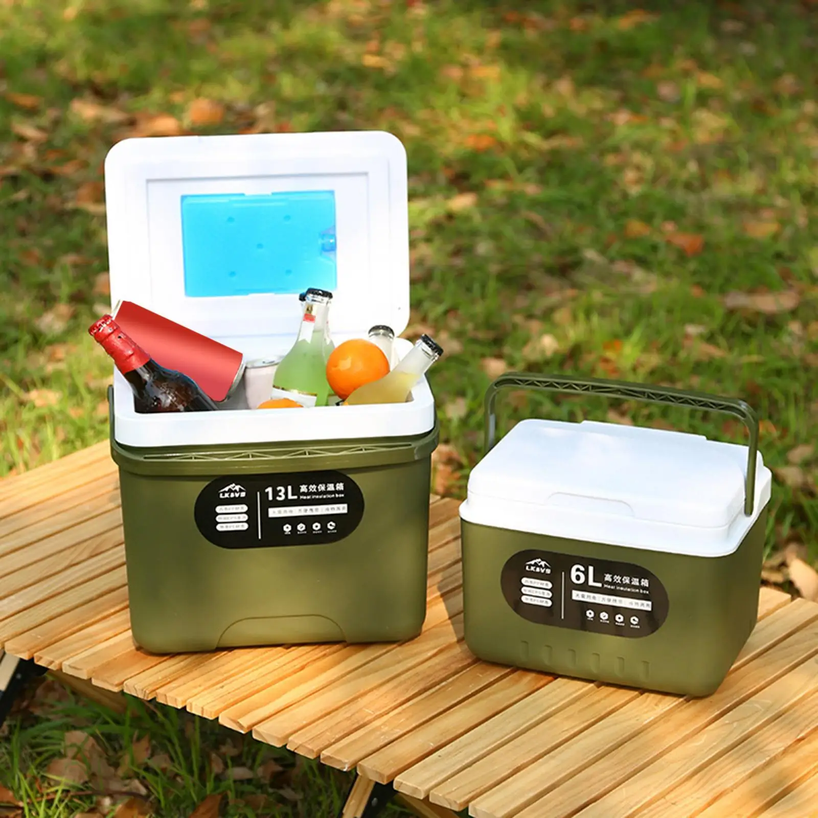 Foam Car Refrigerator Car Outdoor Multifunction Mini Fridge Storage Catering Therma Insulated Thermal Box for Picnic Camping