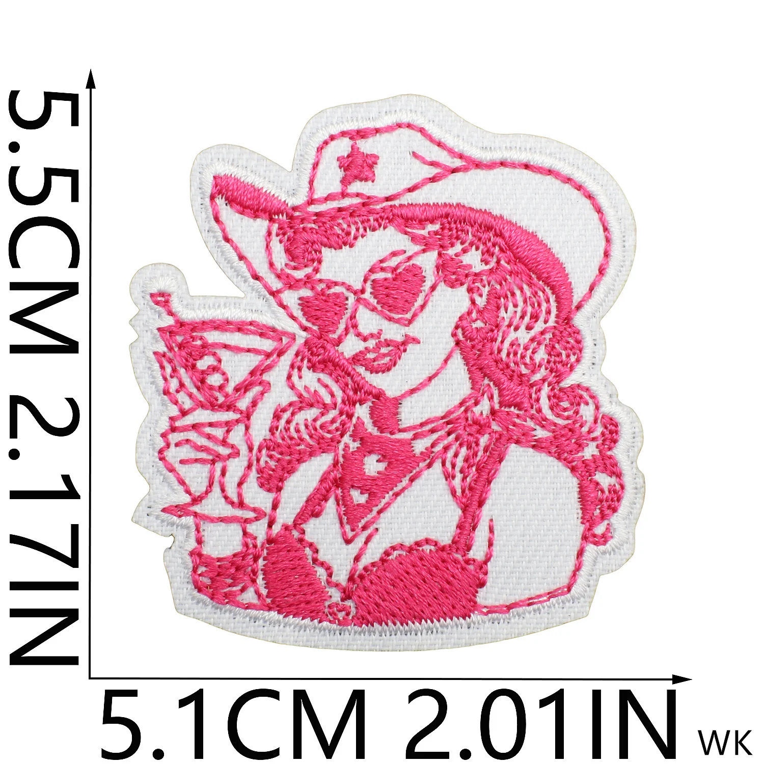 2025 New Patch 10 Pcs Wild West  Embroidered Patches Iron On Clothing Hat Bag Shoe Repair Phone Gift Box Decor DIY