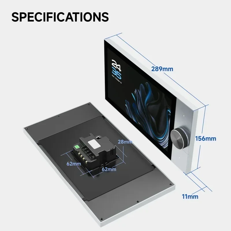 แผงกลางอัจฉริยะ Tuya - ฮับ Zigbee, หน้าจอ HD ขนาด 10 นิ้ว, โซลูชันบ้านอัจฉริยะในตัวแบบอาคาร/ภาพอินเตอร์คอม