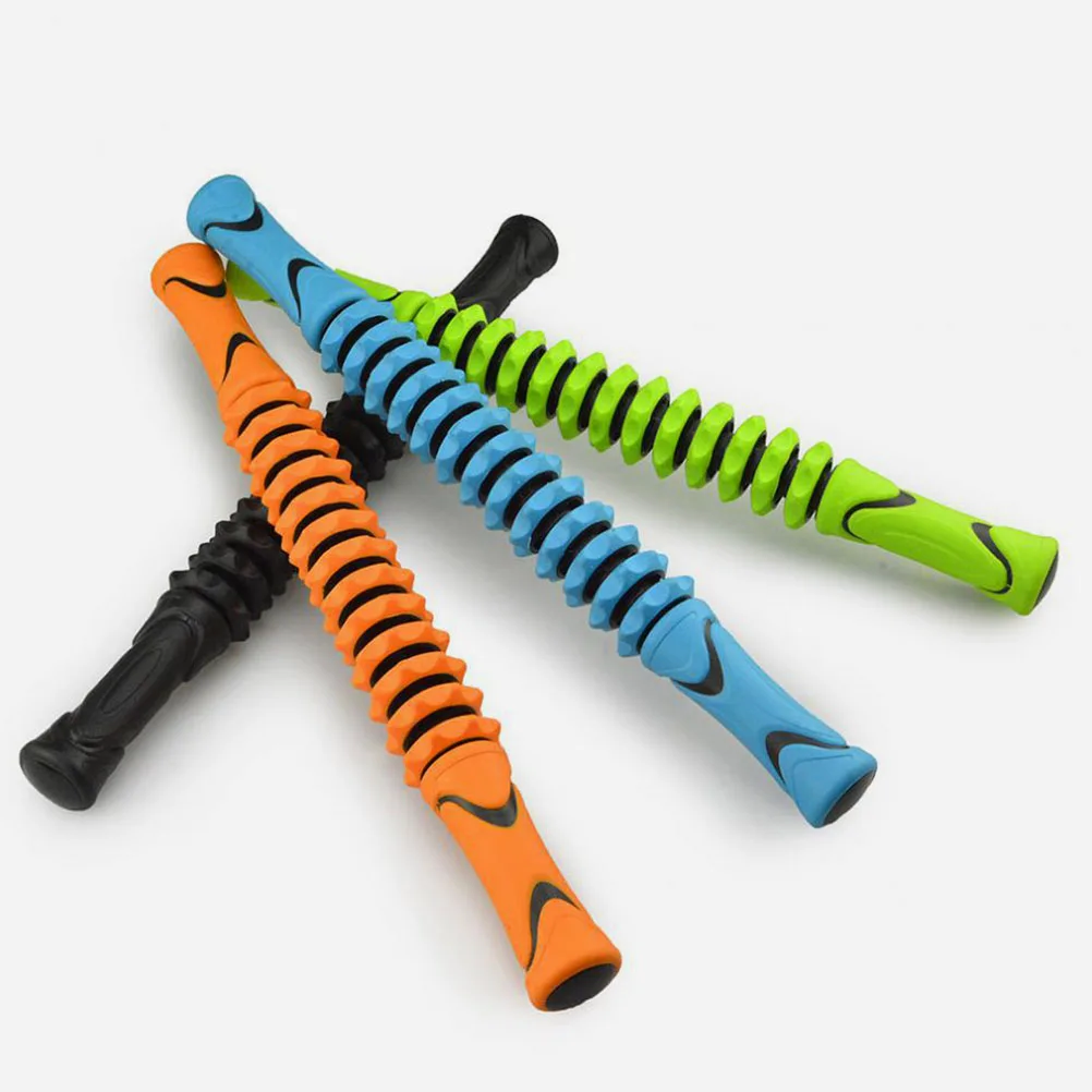 

Массажный ролик для тела Премиум-фитнес-массажная палочка Ручной массажер для живота Многофункциональная стержень для расслабления мышц для домашнего офиса