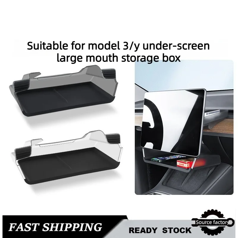 

For Tesla Huanxin Modely/3 Central Control Big Mouth Storage Box Car Storage Box