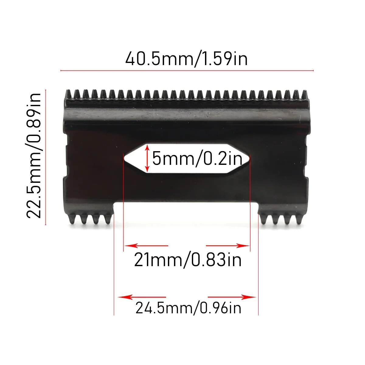 Kemei KM-2361 DLC Klinge Haar Clipper Klinge Trimmer Ersatz Original Cutter Kopf Professionelle Barber Zubehör Carbon Stahl – Detail 2