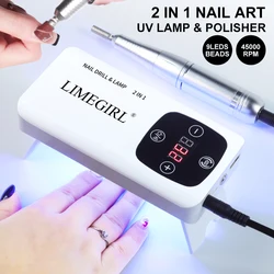 Portable Electric Nail Drill Rig Display Nail Grinder, Professional Nail Polish Grinder Nail Accessories Nail Salon Equipment