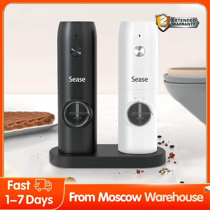 طاحونة كهربائية أوتوماتيكية الفلفل والملح طاحونة مع ضوء LED قابل للتعديل الخشونة التي تنتجها الشركات المصنعة شريك شاومي