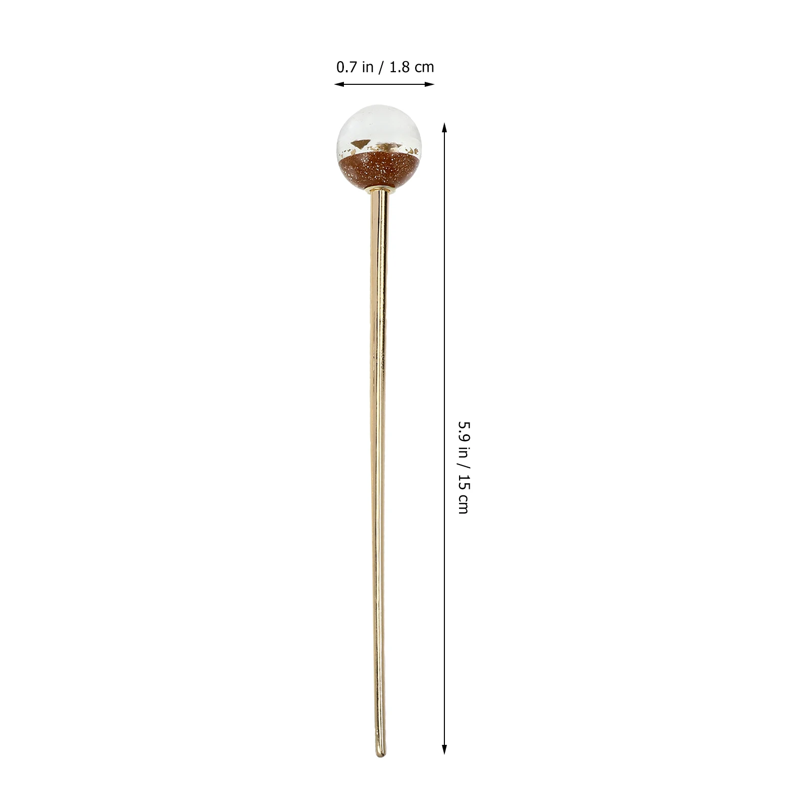 

3pcs Gold Foil Japanese Crystal Hair Sticks Women Elegant Hairstyle Accessories Wedding Bun French for Women