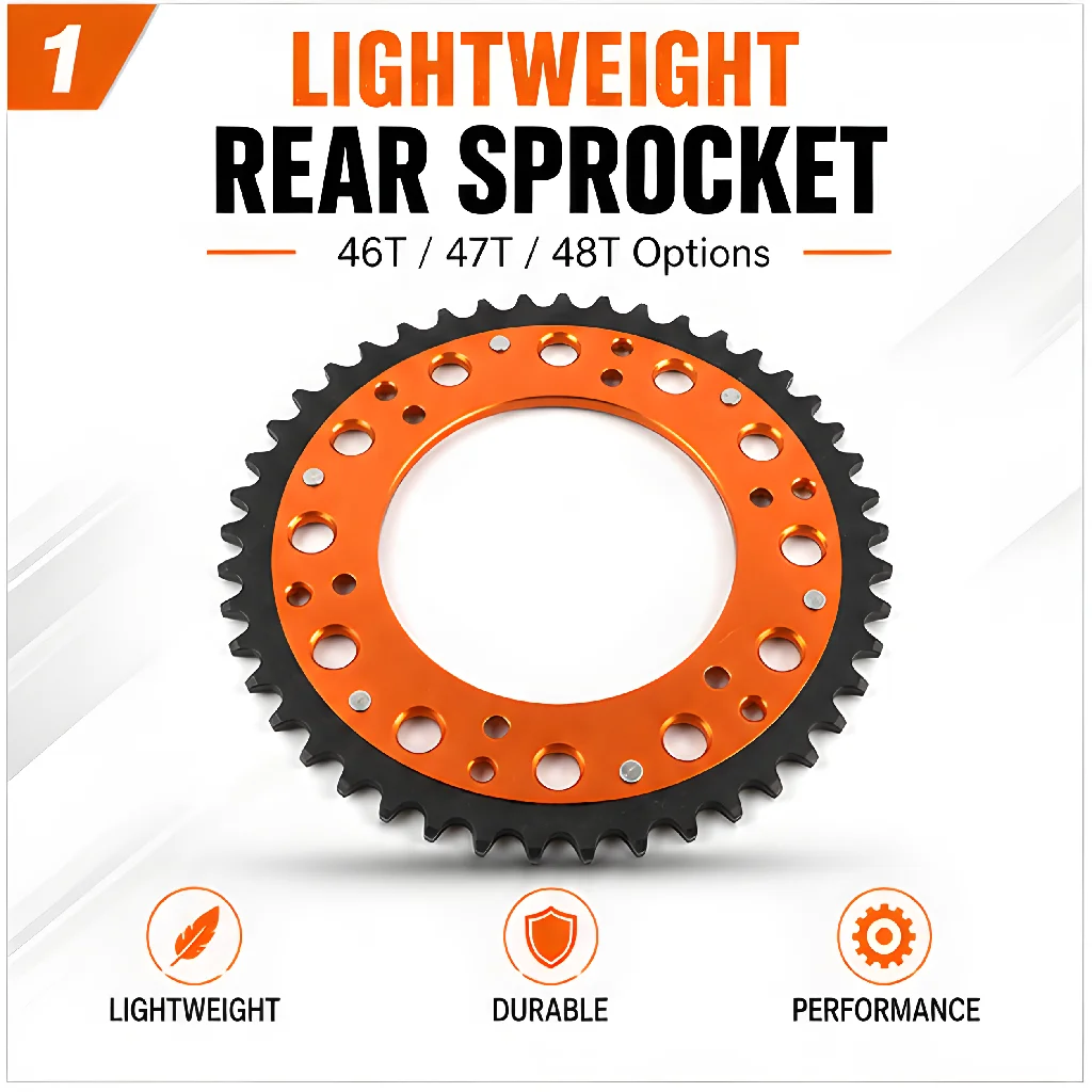 46T, 47T, 48T Motorcycle Rear Sprocket Gear Kit