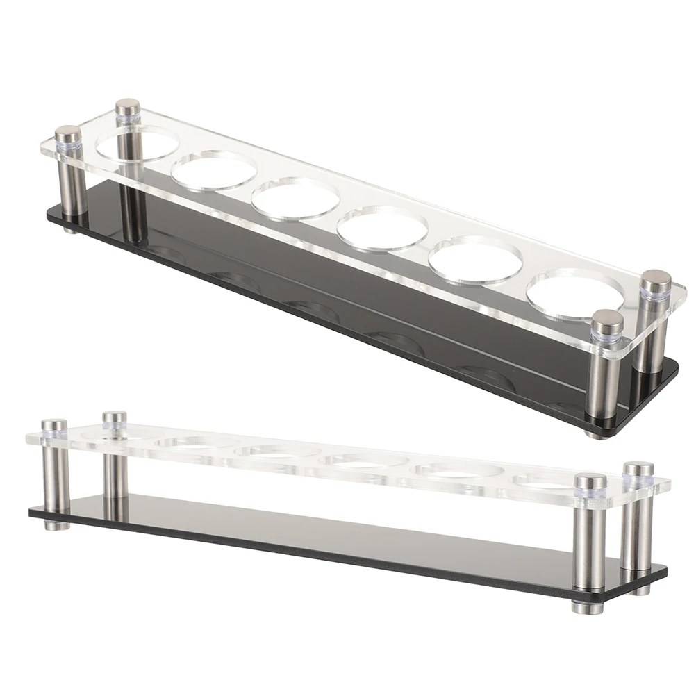 

2pcs Beer Mug Stand Acrylic Shot Glass Tray Dispenser Rack Display Holder for Party Bar Storage Organizing