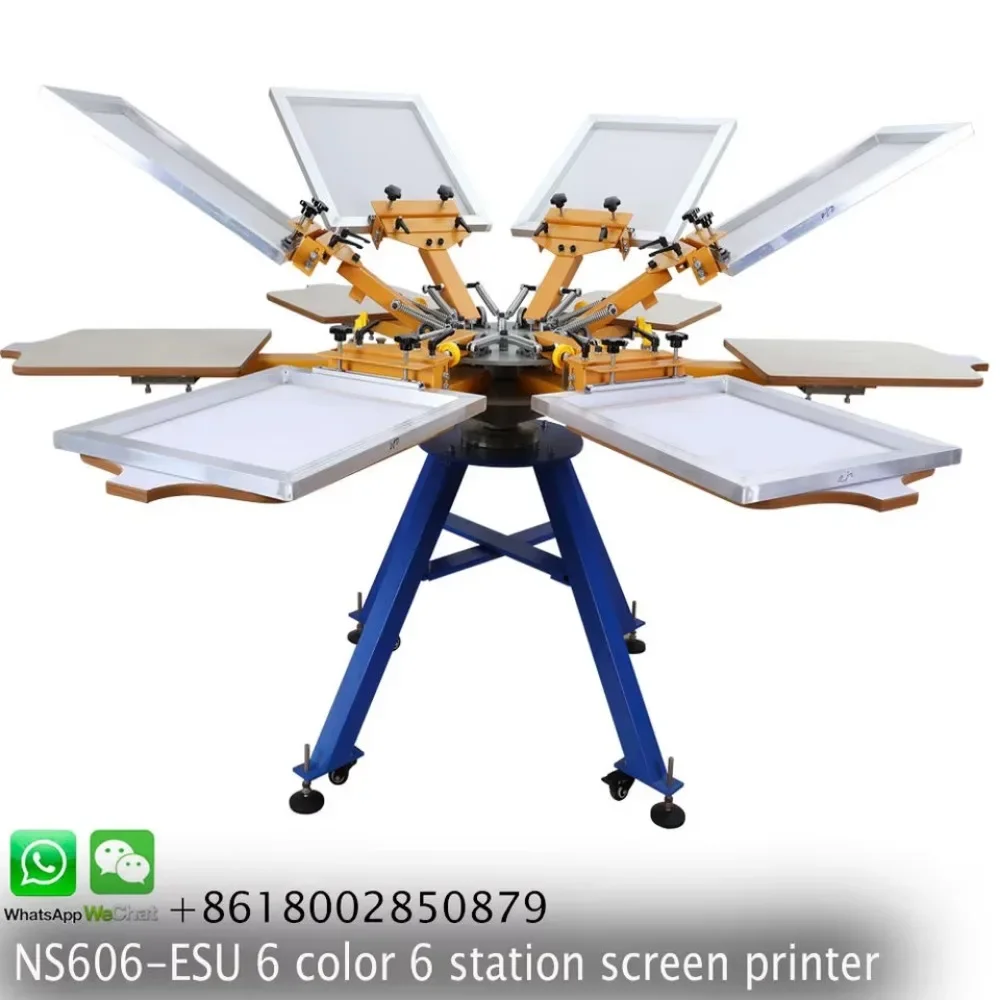 RUIDA DIY full sent 8 colors printer silk screen printing machine press printer Fabric Screen printing