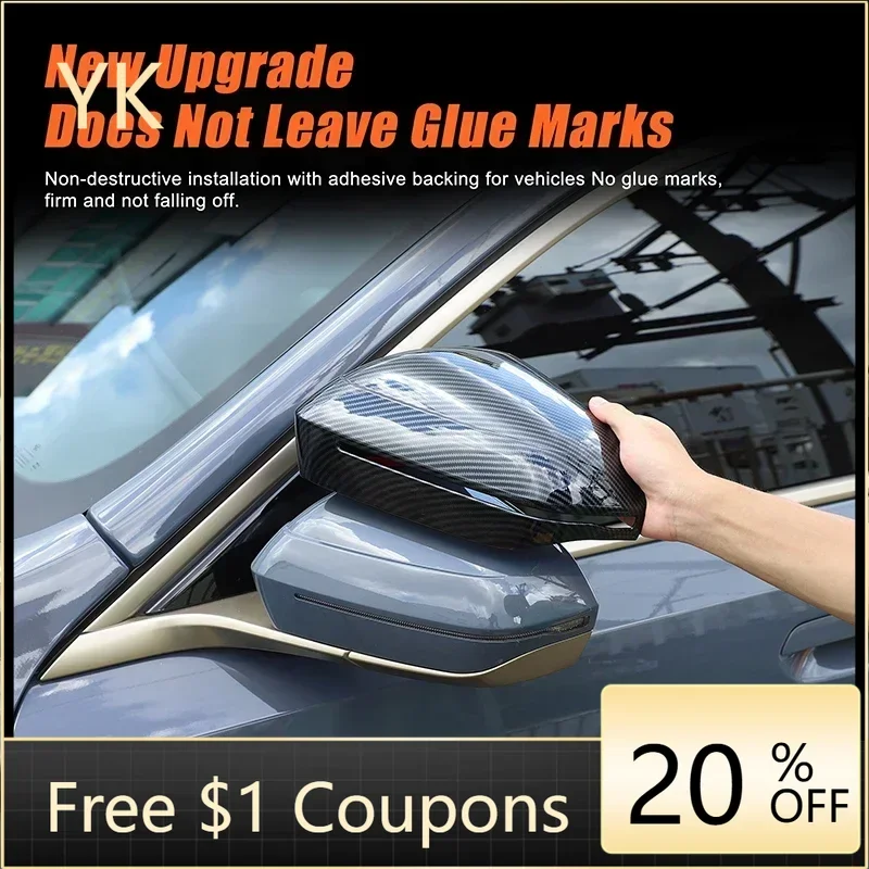 

For BMW 5 7 Series I5 I7 G60 G61 G68 G70 M5 G90 24-26 ABS Carbon Fiber Car Exterior Mirror Cover Trim Car Accessories