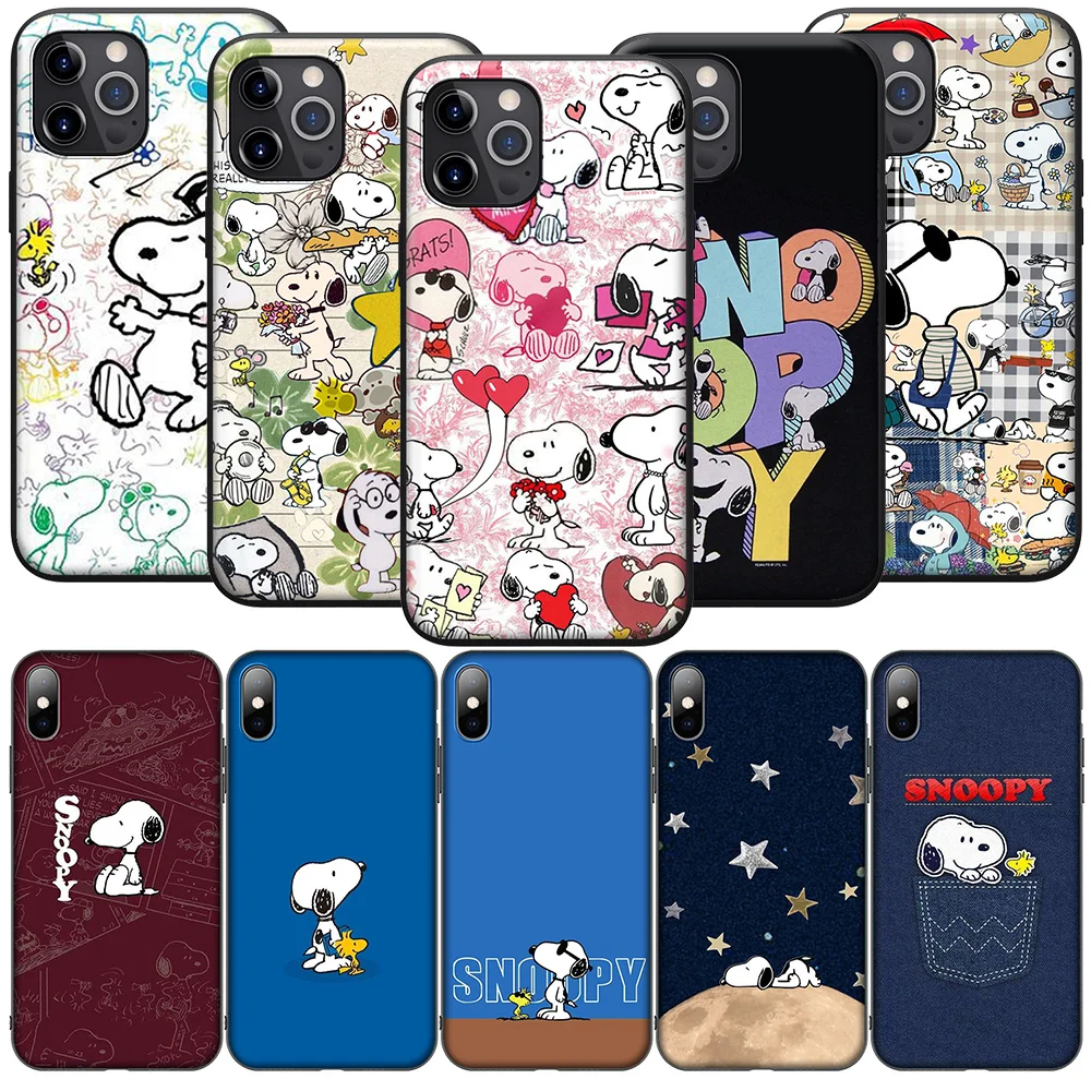 FL144 S-Snoopys NEW Phone Case for Xiaomi Mi 9T 10T 11T 11i 11 12 A2 A3 POCO X3 M3 M2 F3 Pro NFC