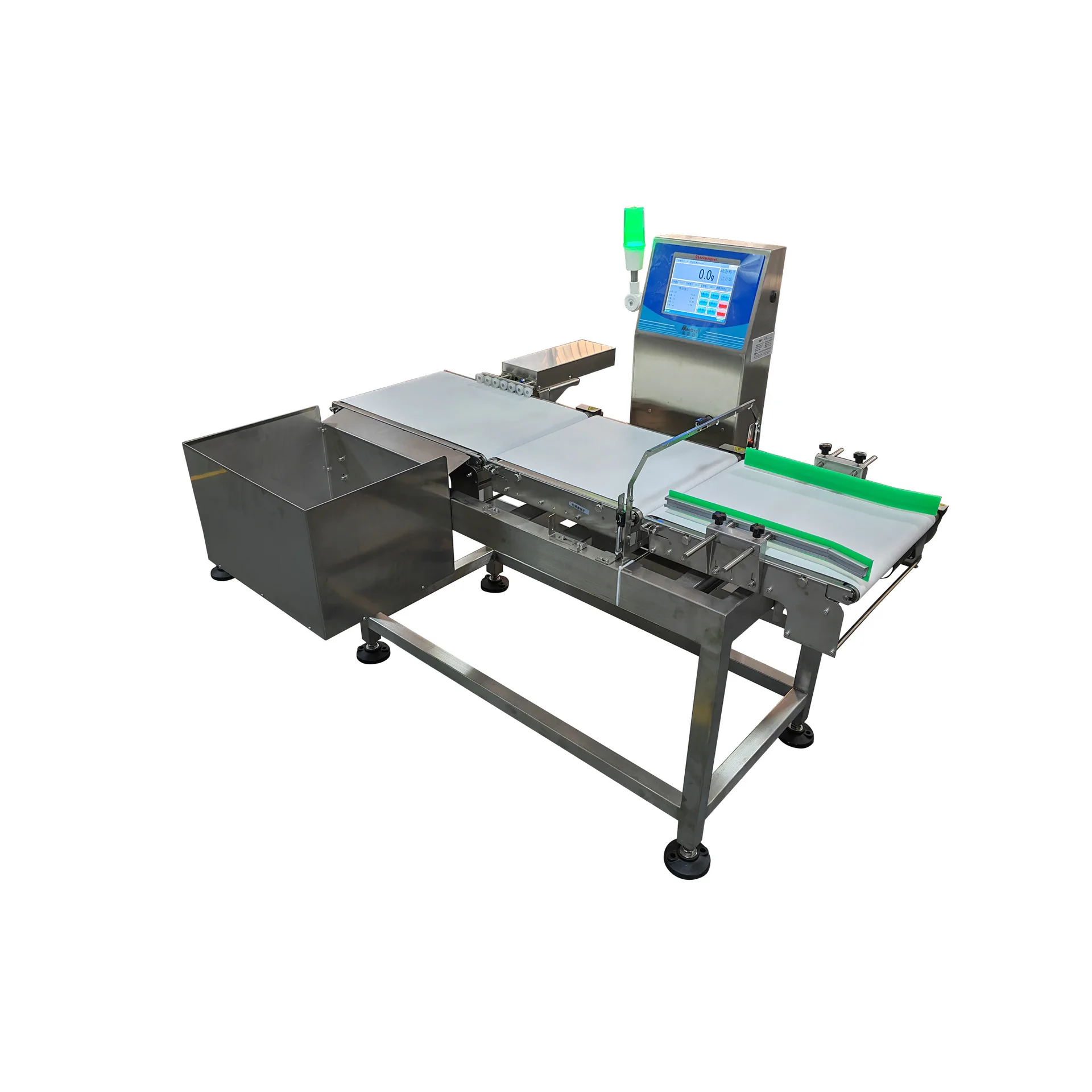 

Automatic online food inspection scale, assembly line, hardware and steam parts belt scale